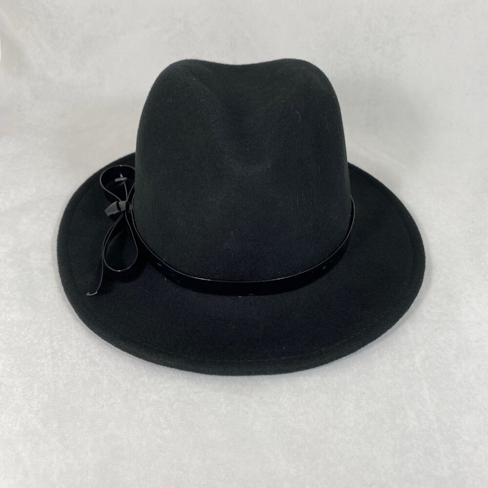 Scala Classic Pinch Front Fedora 100% Wool Hat